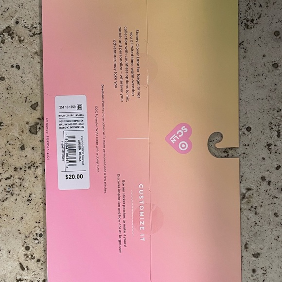 GLAM Patch Pack 4pc - Stoney Clover Lane
× Target $ donated to savethechildren - Picture 4 of 4